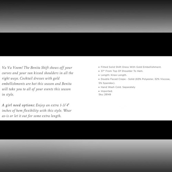 LILLY PULITZER BENITA SHIFT DRESS sz 6 - Picture 3 of 6